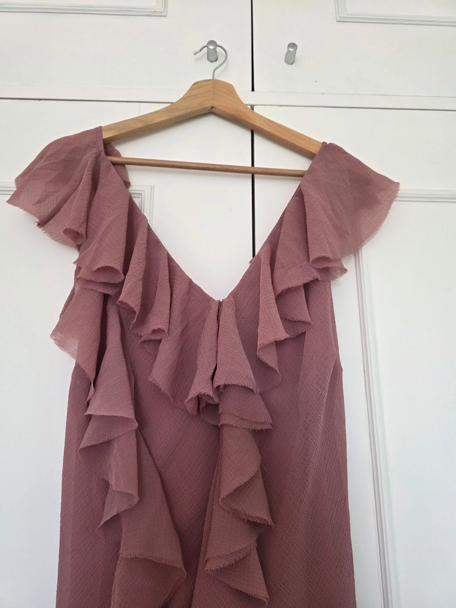 Vestido Folhos Rosa Novo | Asos |T.46  – photo 2